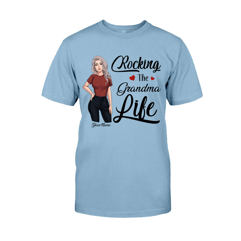 Rocking The Grandma Life - Personalized Mother's Day T-shirt and Hoodie