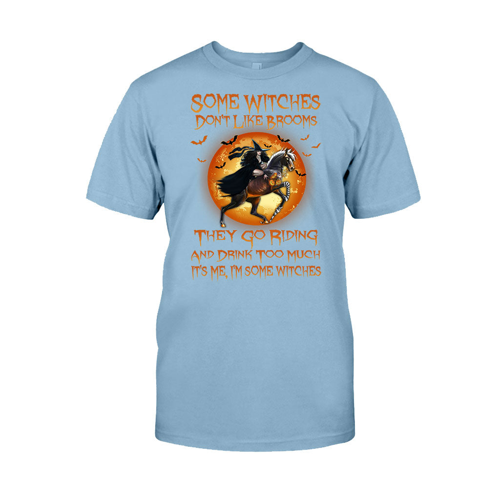 Some Witches Don't Like Brooms And Drink Too Much - Halloween Horse T-shirt and Hoodie