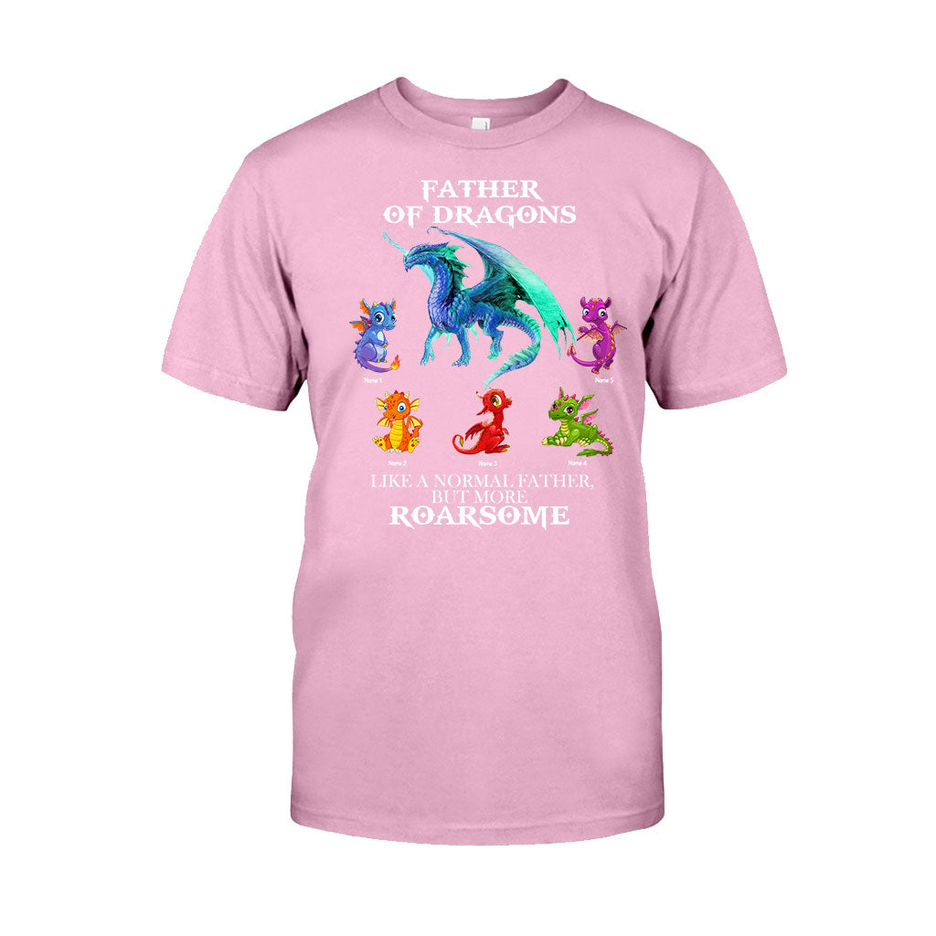 Father Of Dragons - Personalized Father's Day T-shirt and Hoodie