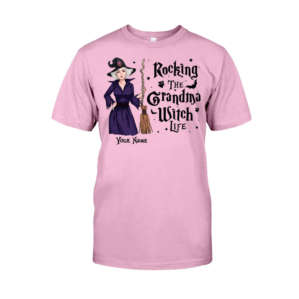 Rocking The Grandma Witch Life - Personalized Witch T-shirt and Hoodie