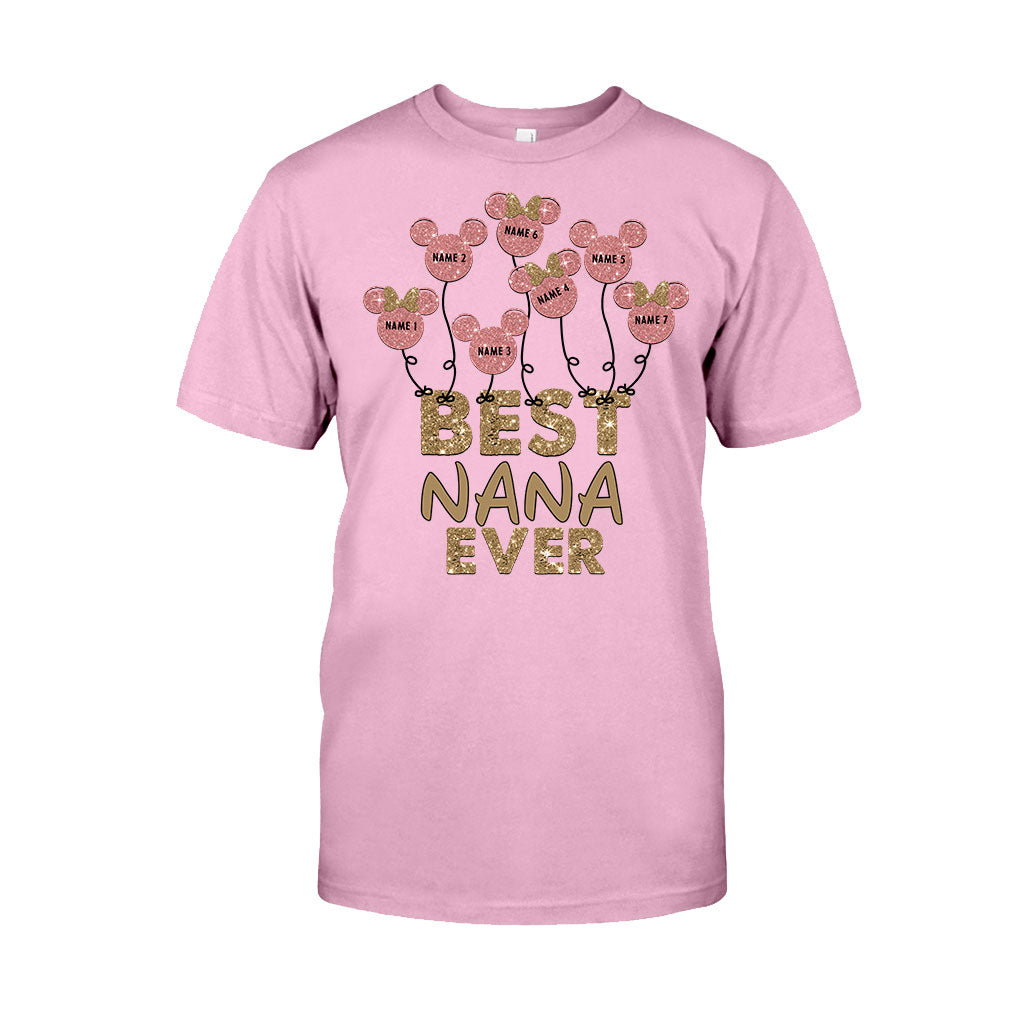 Best Nana Ever - Personalized Mother's Day Mouse T-shirt and Hoodie