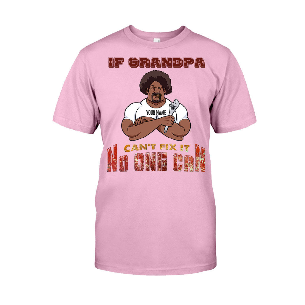 If Grandpa Can't Fix It - Personalized Father's Day T-shirt and Hoodie