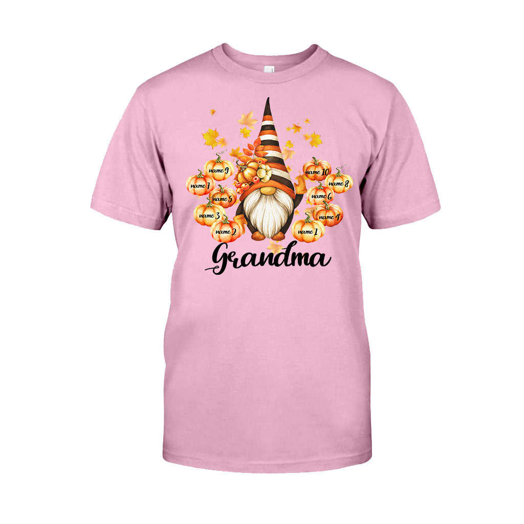 Grandma - Personalized Fall Grandma T-shirt and Hoodie