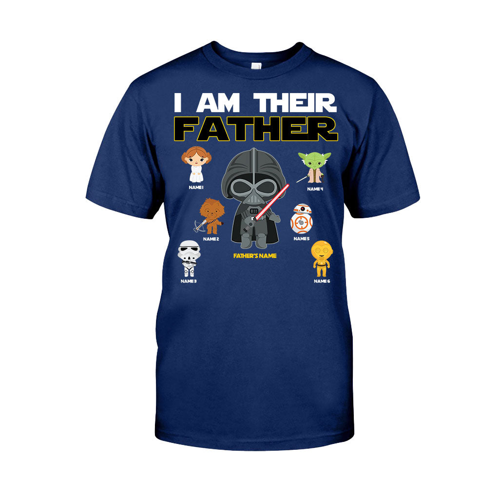 I Am Their Father Grandfather - Personalized Father's Day The Force T-shirt and Hoodie