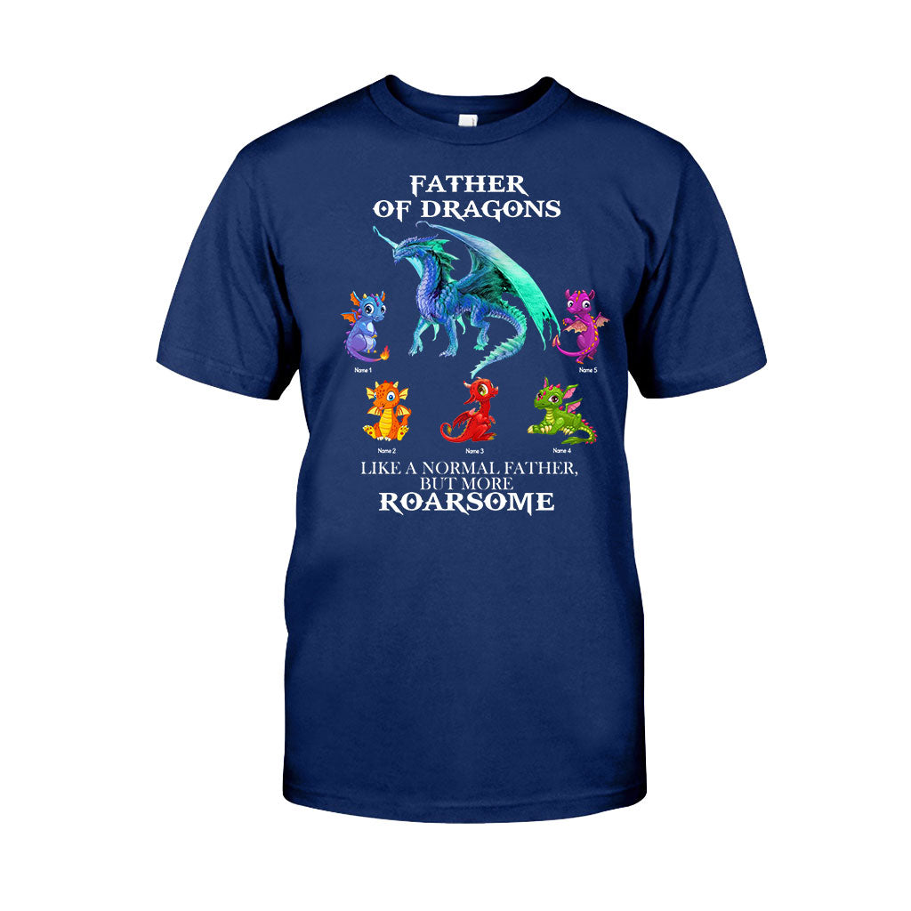 Father Of Dragons - Personalized Father's Day T-shirt and Hoodie