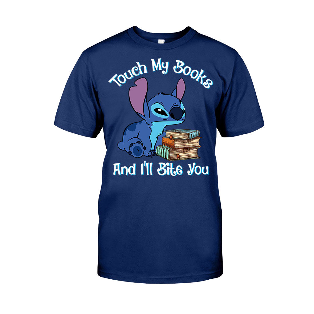 Touch My Books And I'll Bite You -Book T-shirt and Hoodie