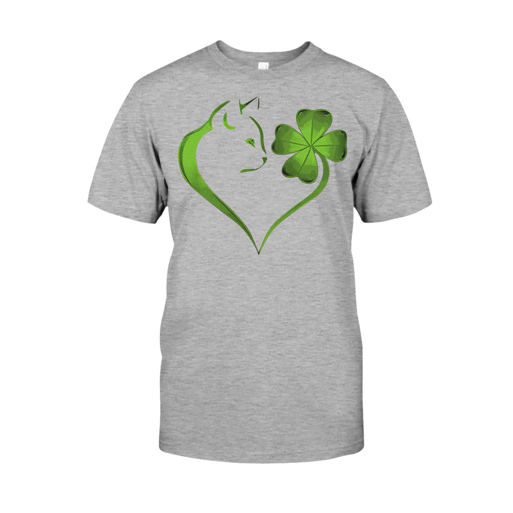 Cat Heart Irish - T-shirt and Hoodie 0119