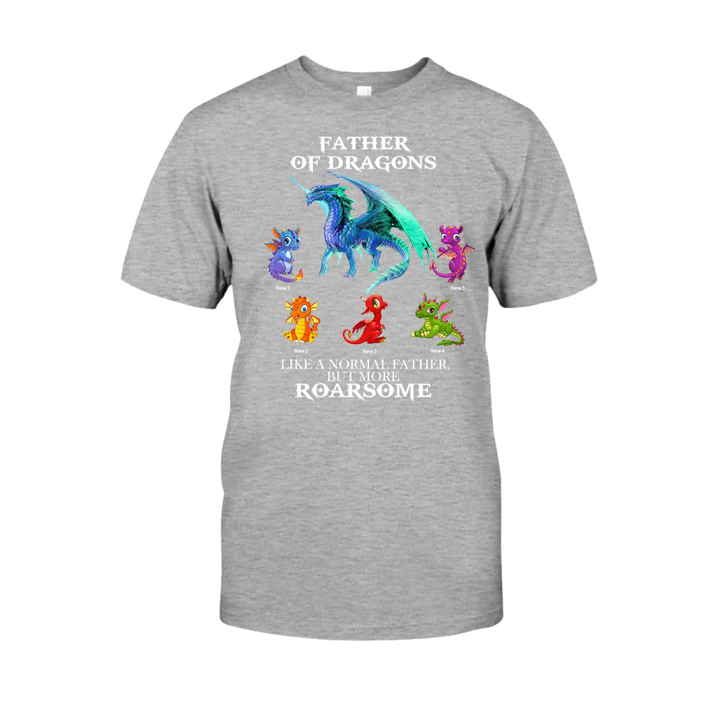 Father Of Dragons - Personalized Father's Day T-shirt and Hoodie