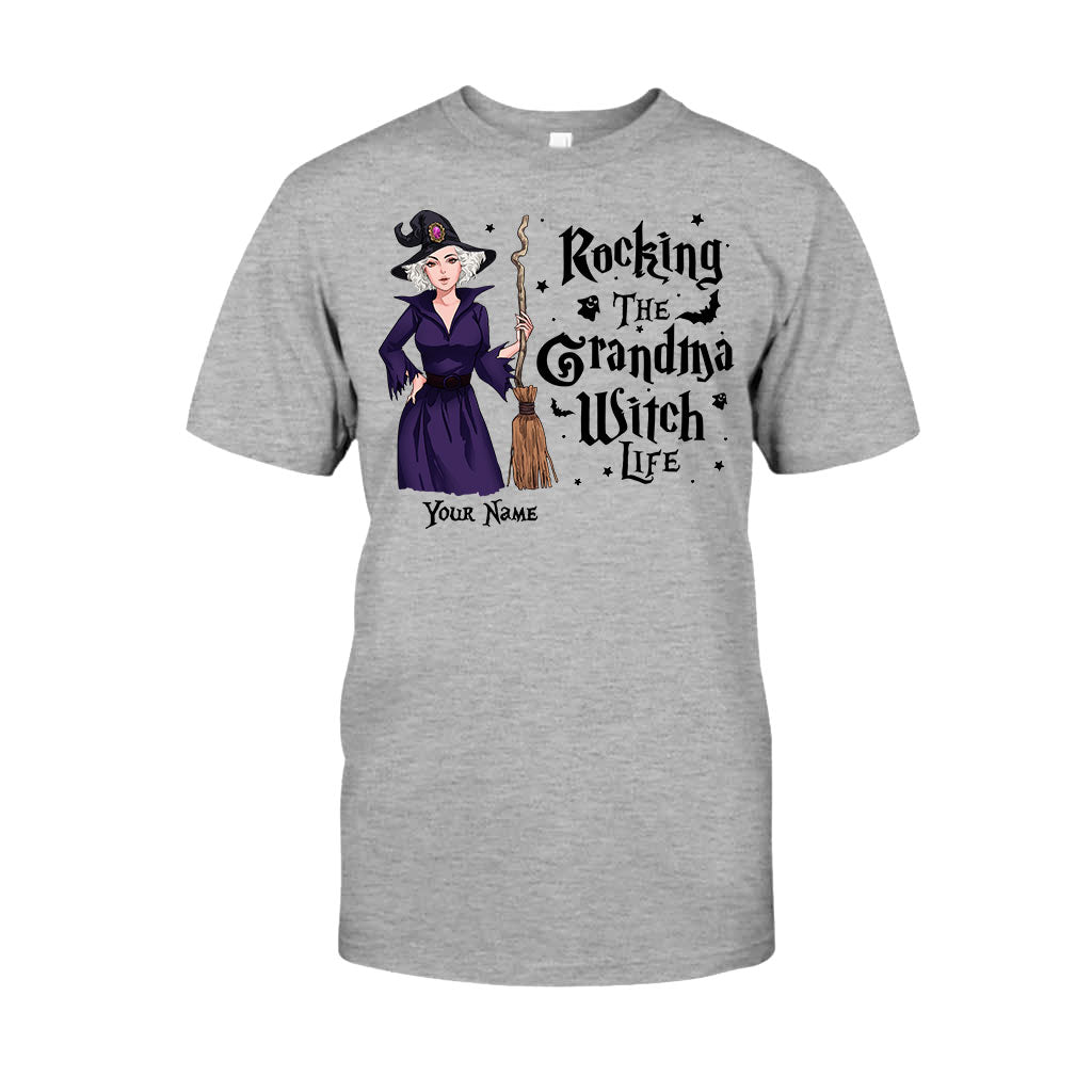 Rocking The Grandma Witch Life - Personalized Witch T-shirt and Hoodie