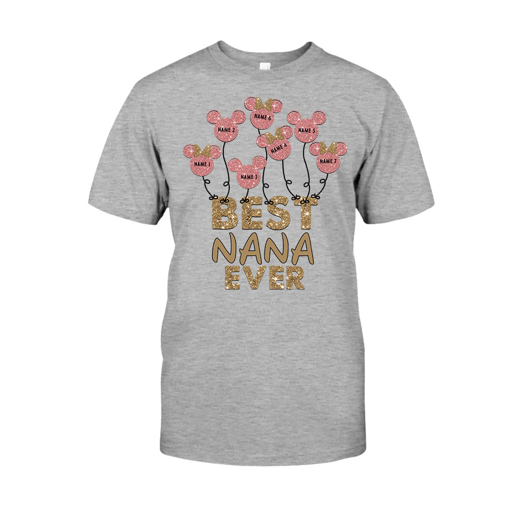 Best Nana Ever - Personalized Mother's Day Mouse T-shirt and Hoodie
