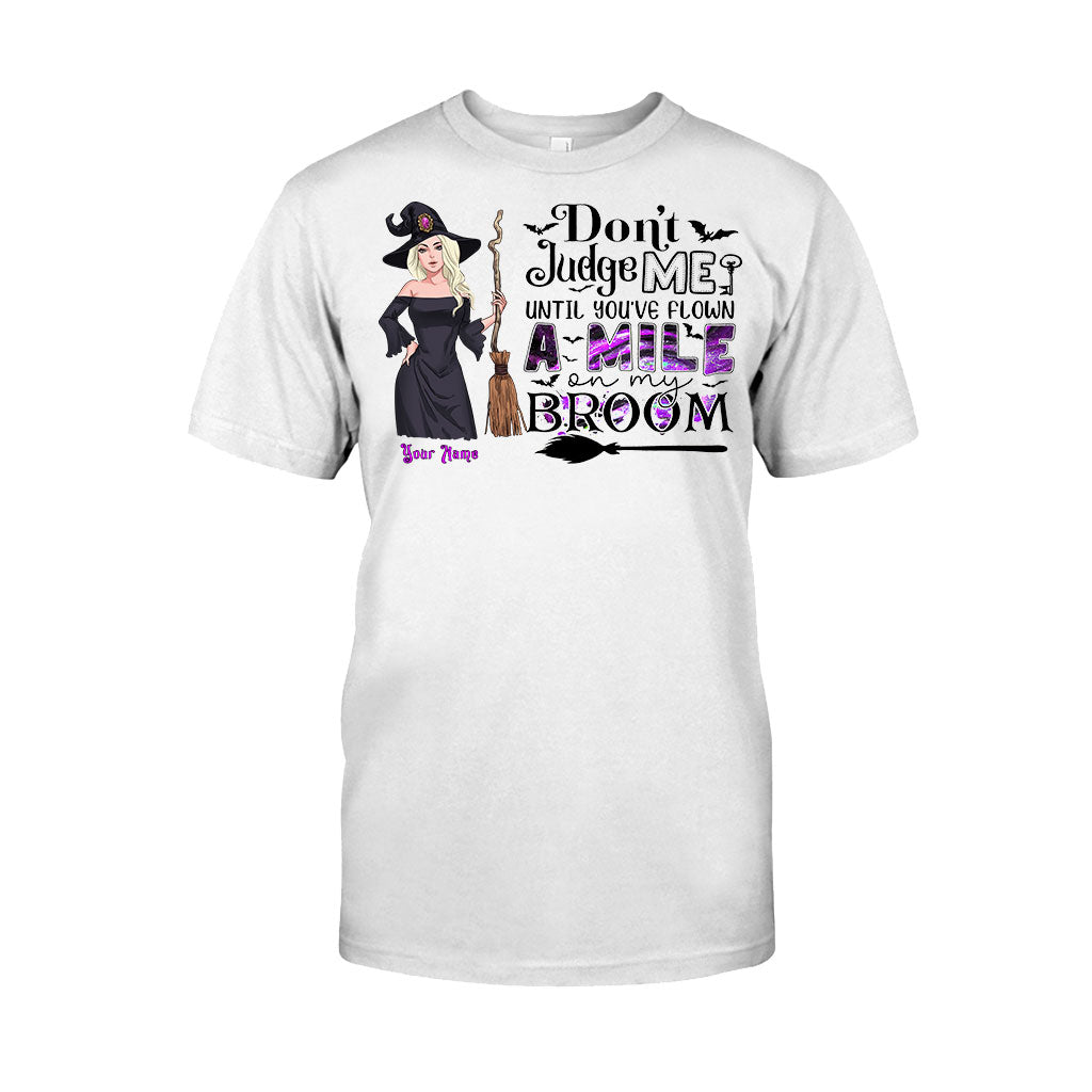 Don't Judge Me - Personalized Witch T-shirt and Hoodie