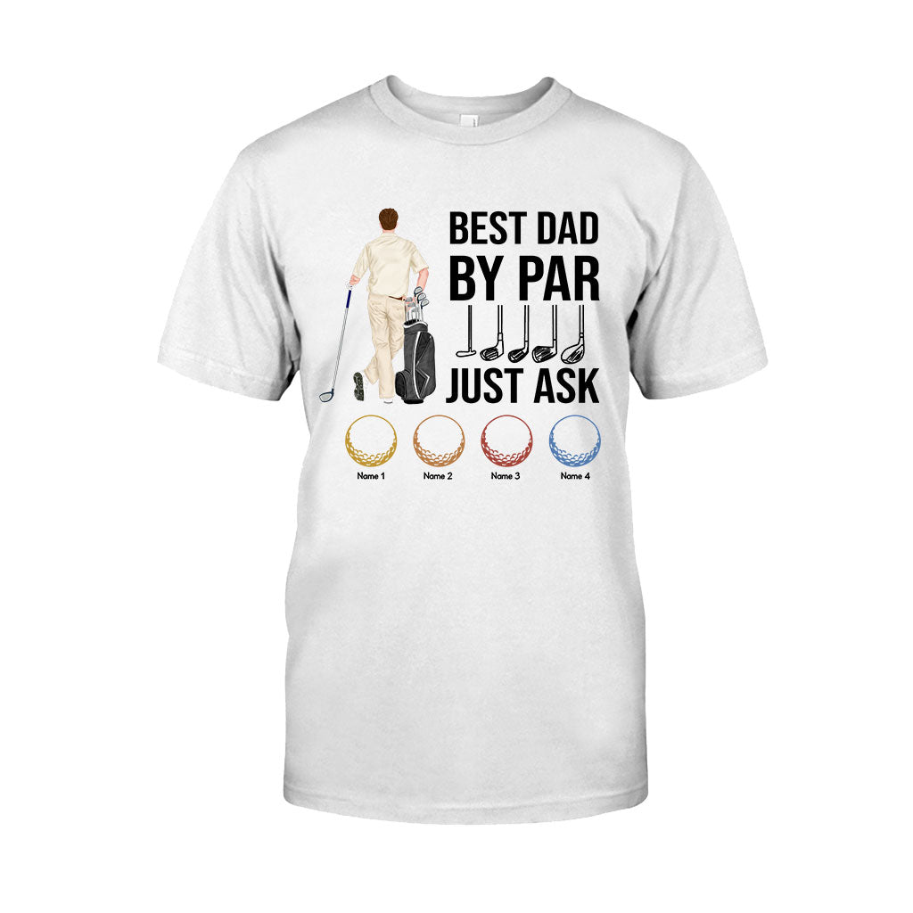 Best Dad By Par - Personalized Father's Day Golf T-shirt and Hoodie