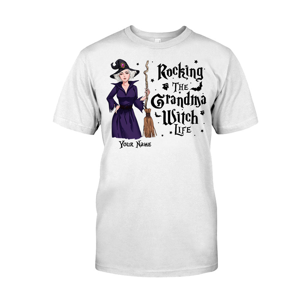 Rocking The Grandma Witch Life - Personalized Witch T-shirt and Hoodie