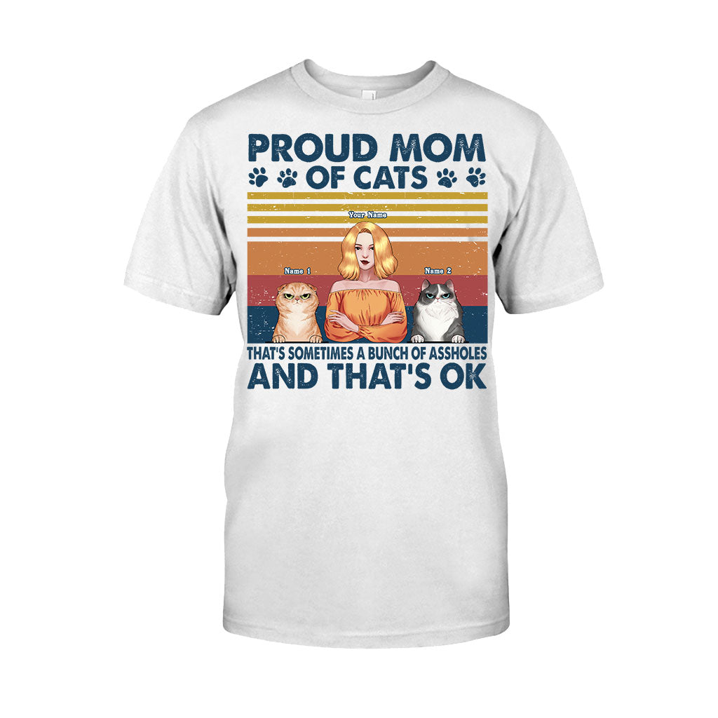 Proud Mom Of A Cat - Personalized T-shirt and Hoodie