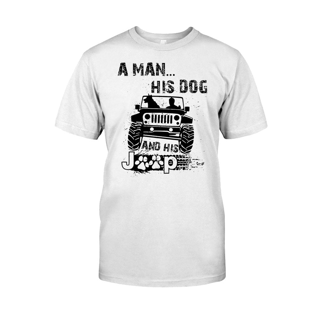 A Man His Dog And His Jp - Car T-shirt and Hoodie 1121