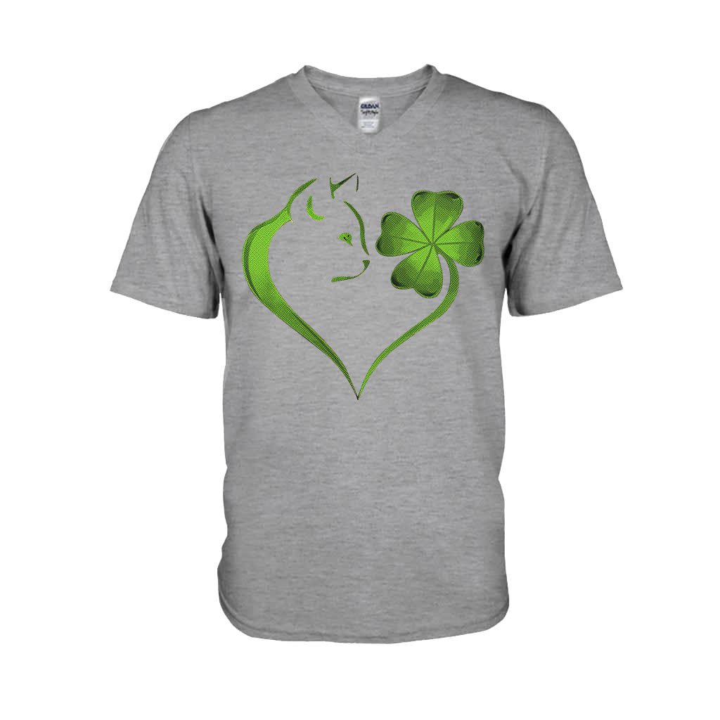 Cat Heart Irish - T-shirt and Hoodie 0119