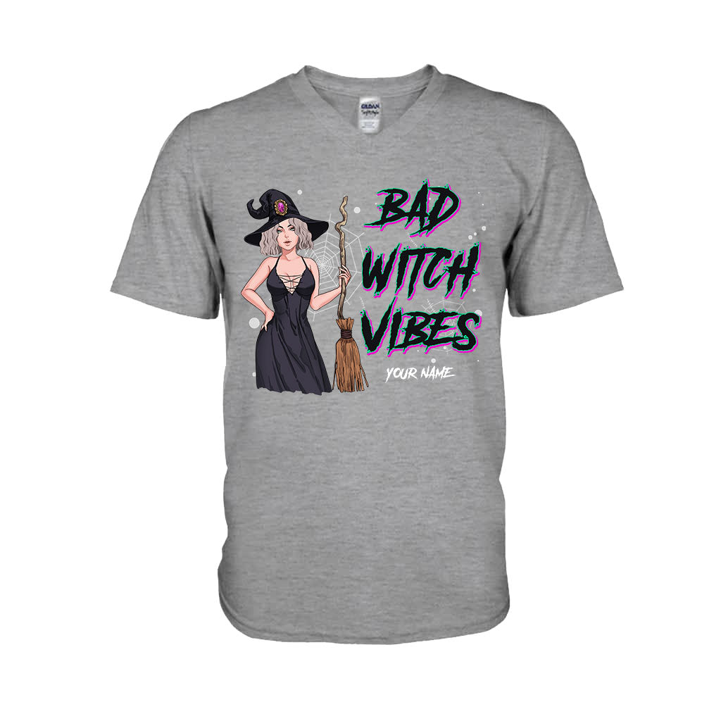 Bad Witch Vibes - Personalized Witch T-shirt and Hoodie