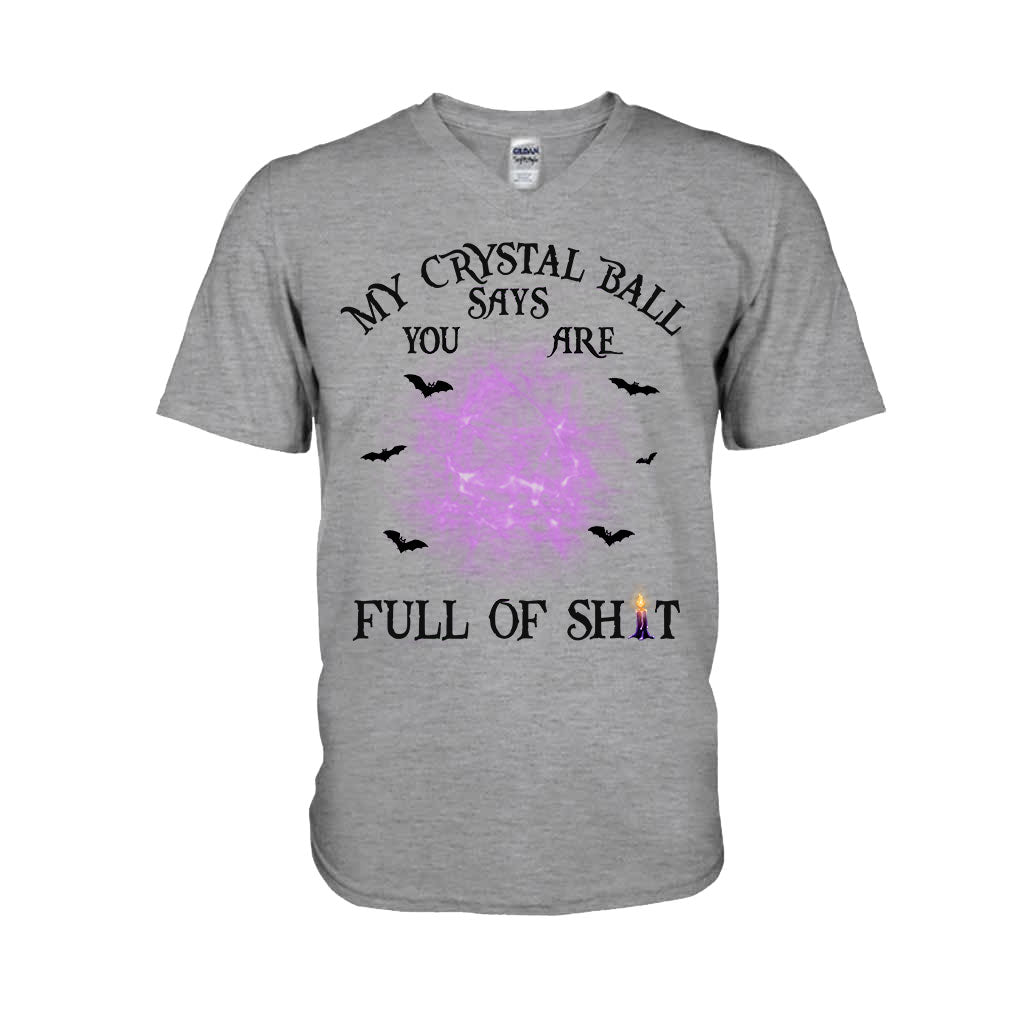 My Crystal Ball Says - Personalized Witch T-shirt and Hoodie