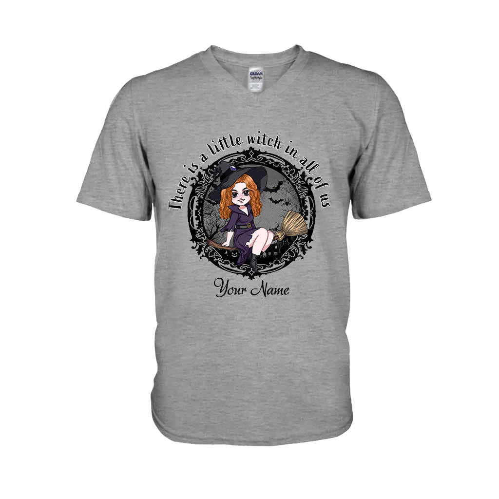 There Is A Little Witch In All Of Us - Personalized Witch T-shirt and Hoodie