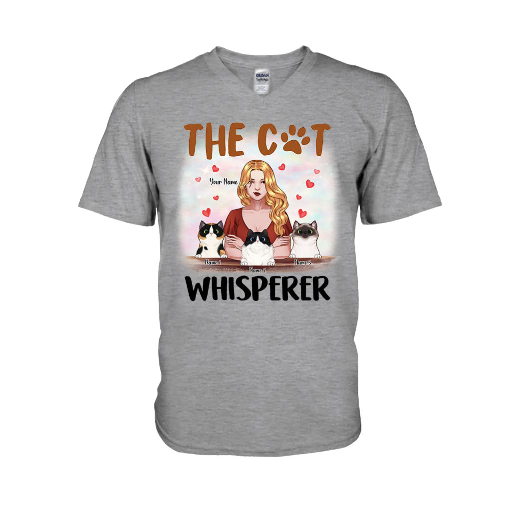 The Cat Whisperer - Personalized Mother's Day Cat T-shirt and Hoodie