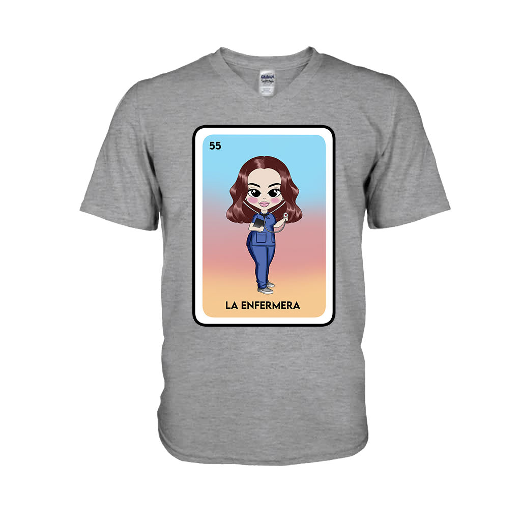 La Enfermera - Nurse Personalized T-shirt And Hoodie