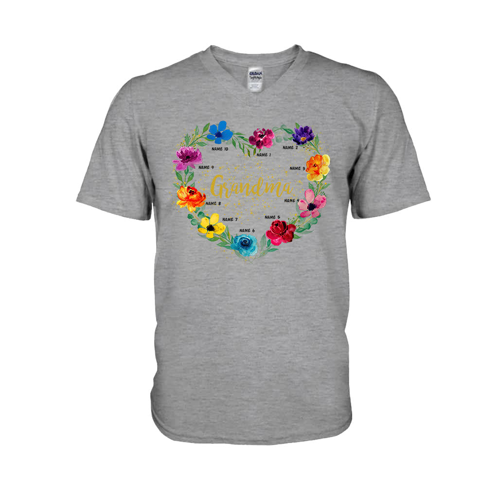 Grandma - Personalized Grandma T-shirt and Hoodie