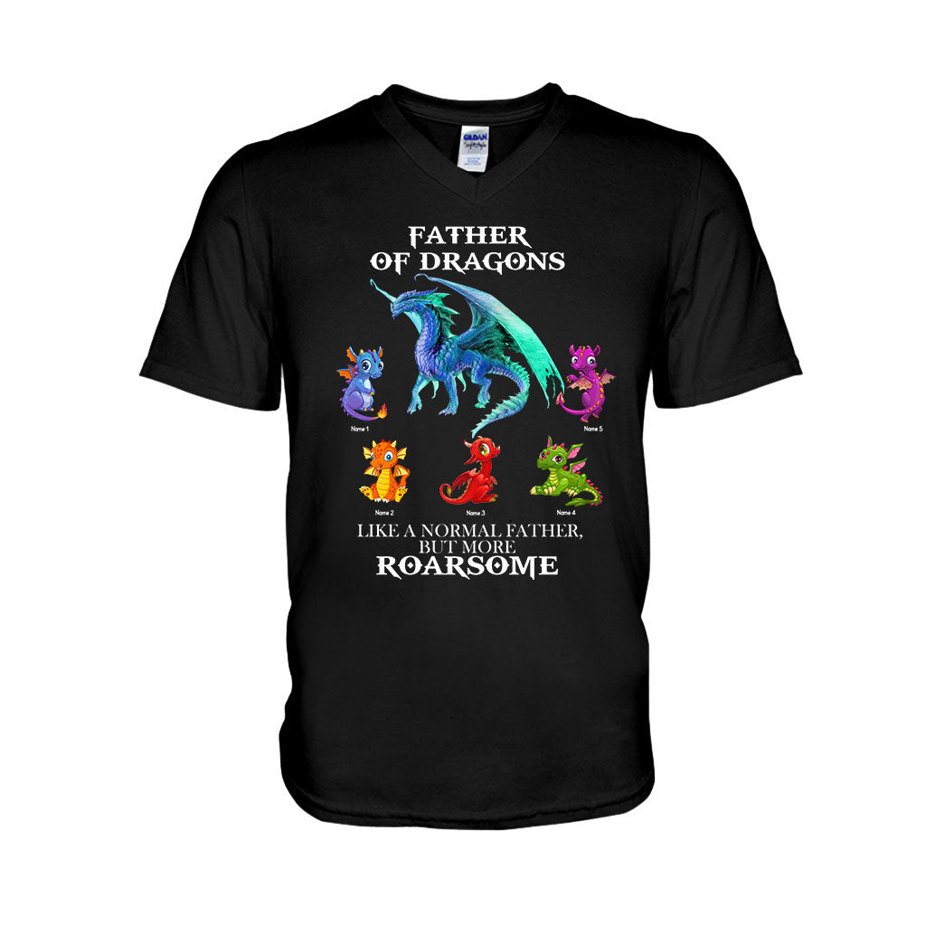 Father Of Dragons - Personalized Father's Day T-shirt and Hoodie