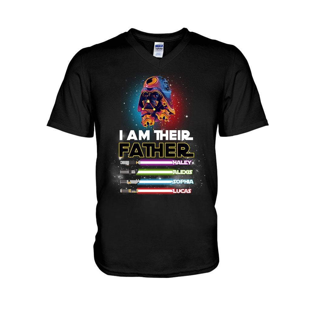 I Am Their Father - Personalized Father's day The Force T-shirt and Hoodie