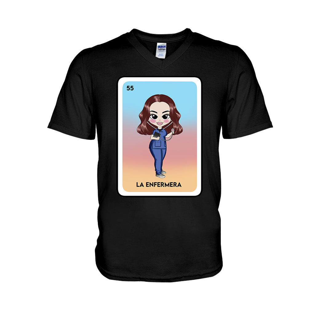 La Enfermera - Nurse Personalized T-shirt And Hoodie