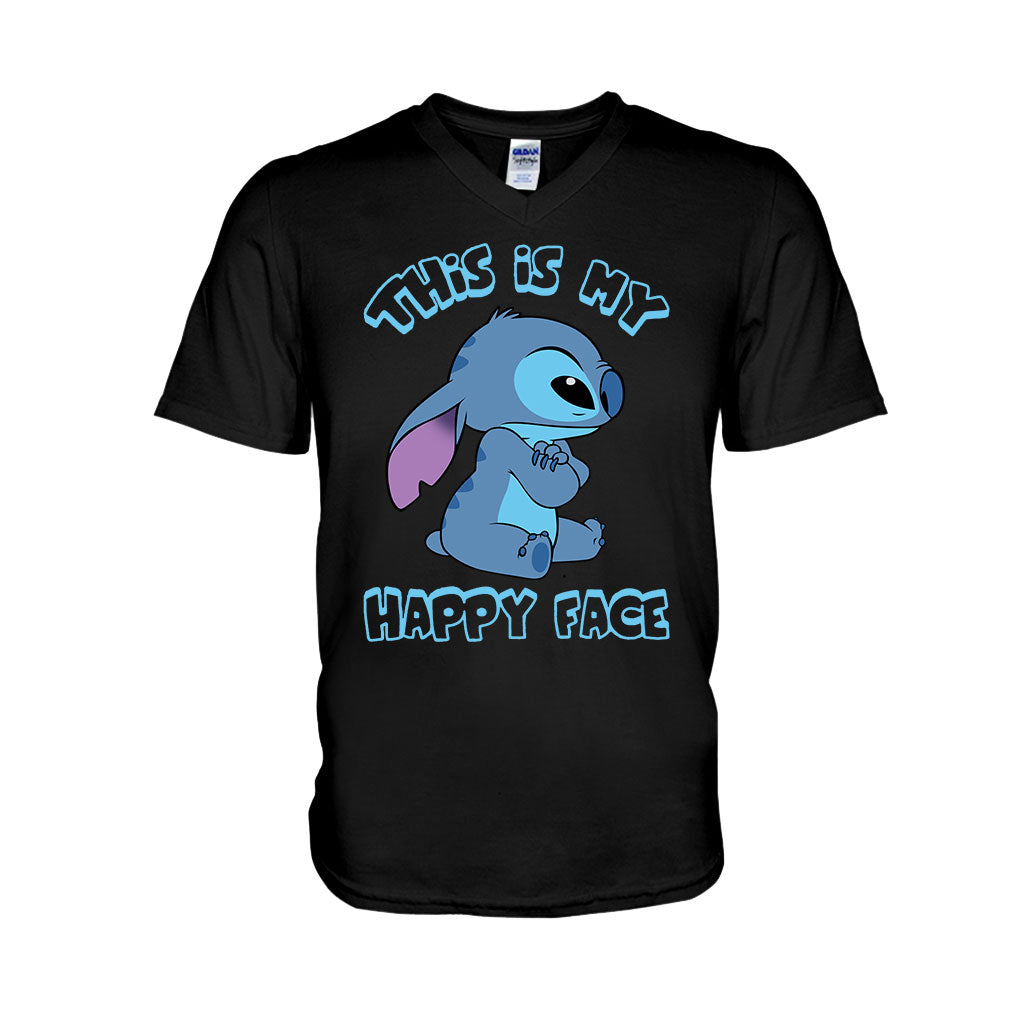 This Is My Happy Face - T-shirt and Hoodie