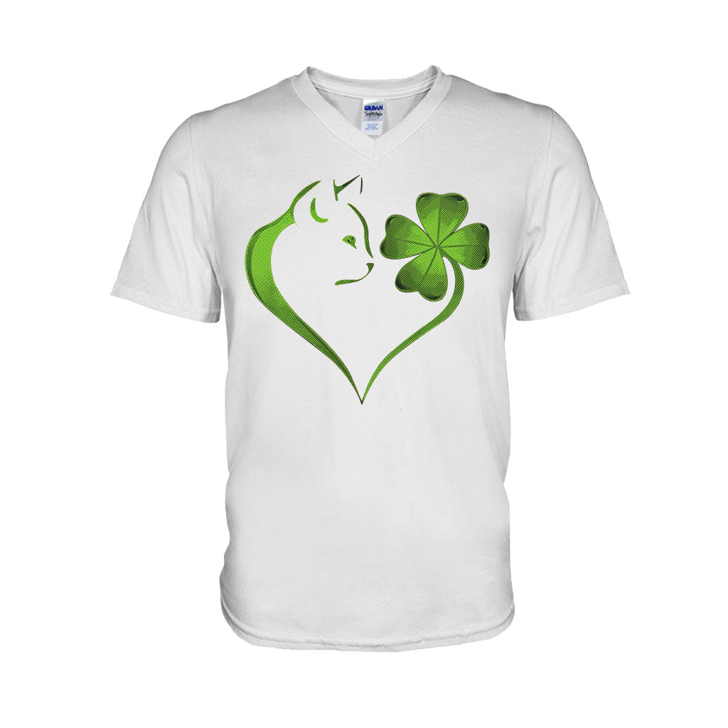 Cat Heart Irish - T-shirt and Hoodie 0119