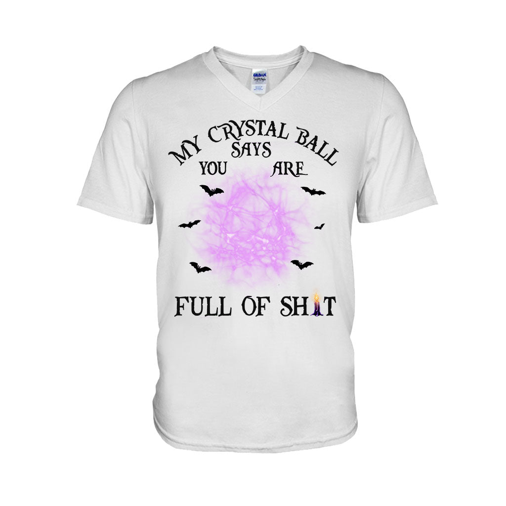 My Crystal Ball Says - Personalized Witch T-shirt and Hoodie