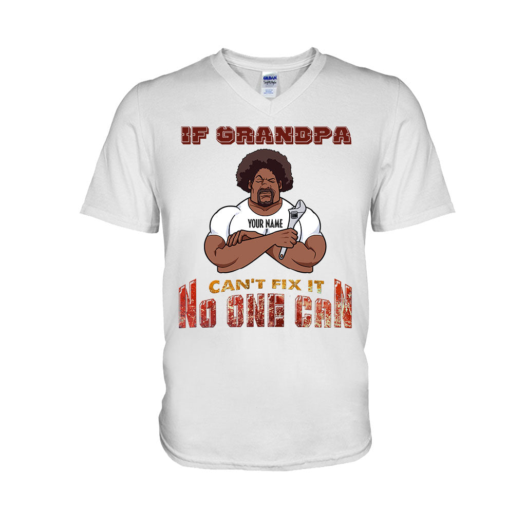 If Grandpa Can't Fix It - Personalized Father's Day T-shirt and Hoodie