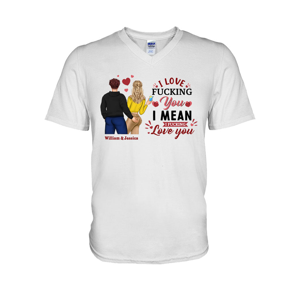 I Love You - Personalized Couple T-shirt and Hoodie