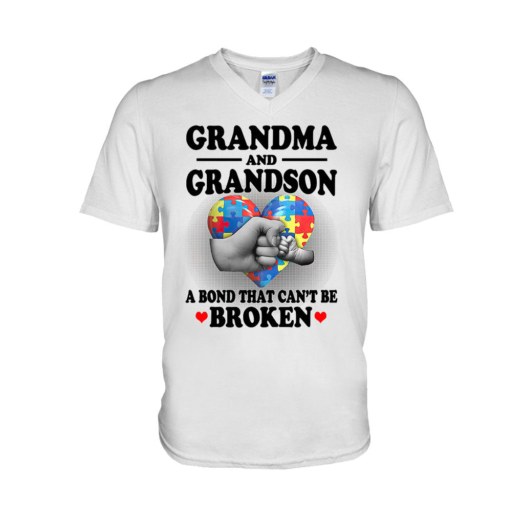 Grandma And Grandson  - Autism Awareness T-shirt And Hoodie 062021