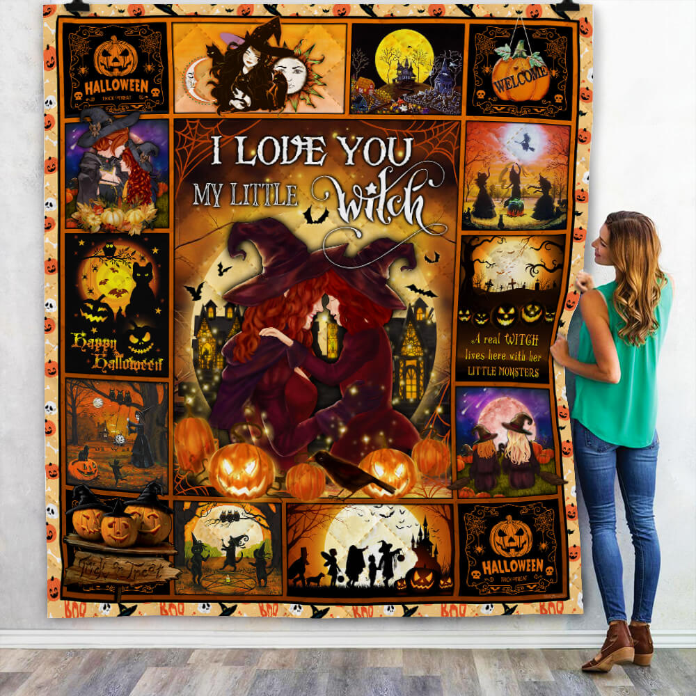 I Love You My Little Witch - Witch Quilt 0822