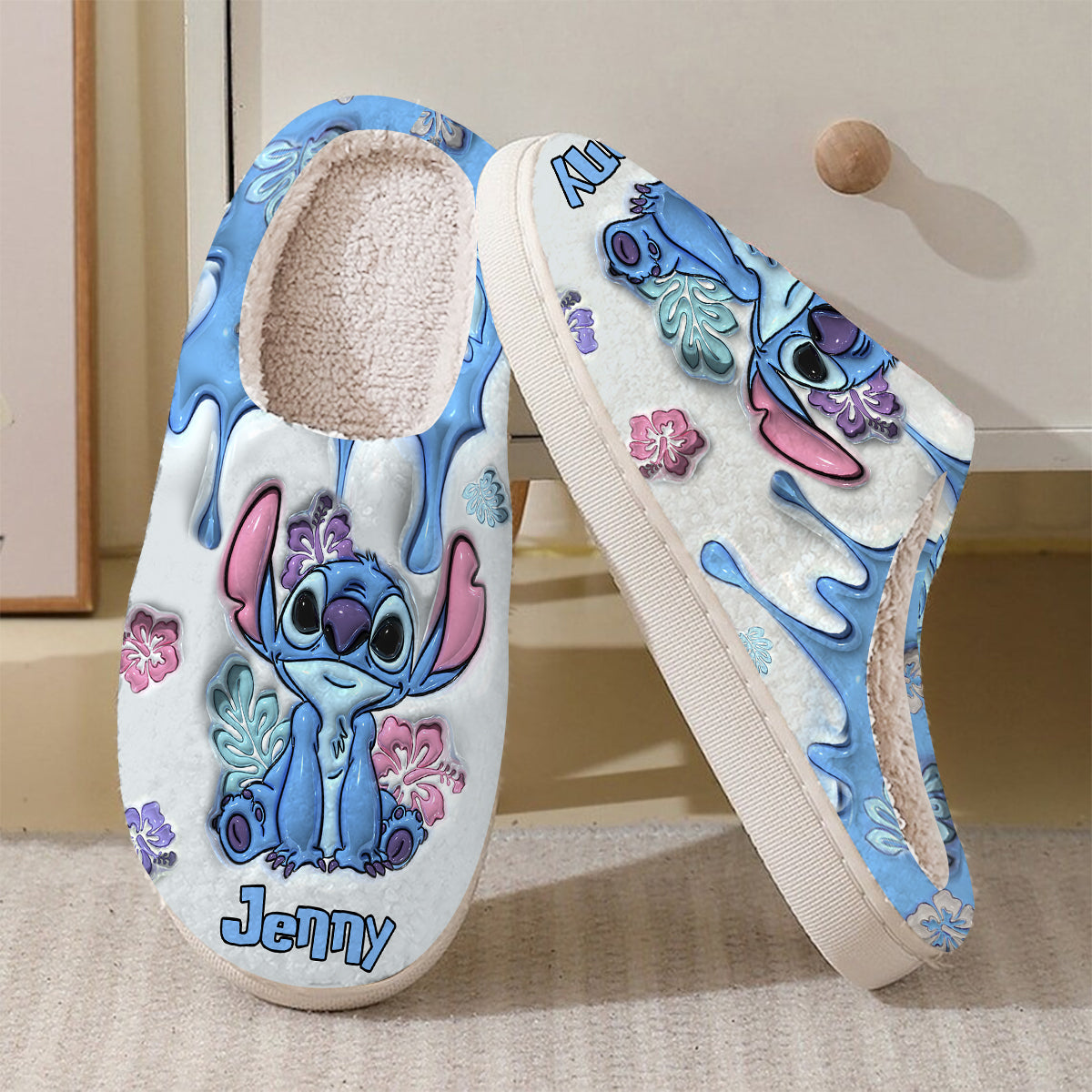 Ohana Means Family - Personalized Ohana Slippers