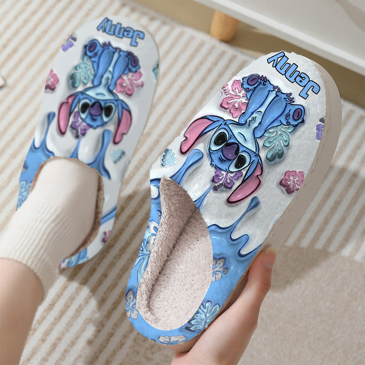 Ohana Means Family - Personalized Ohana Slippers