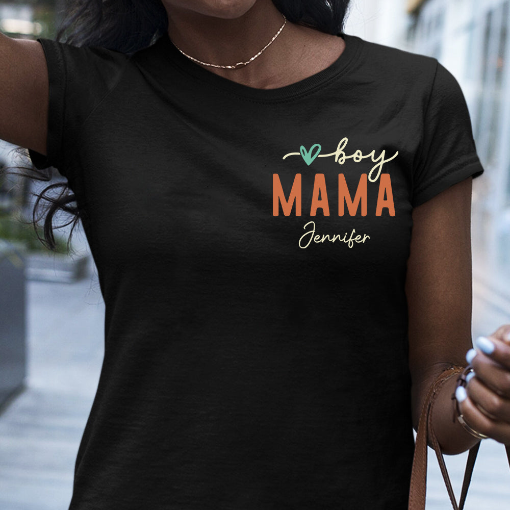 Mama Mom Bruh - Personalized Mother T-shirt And Hoodie