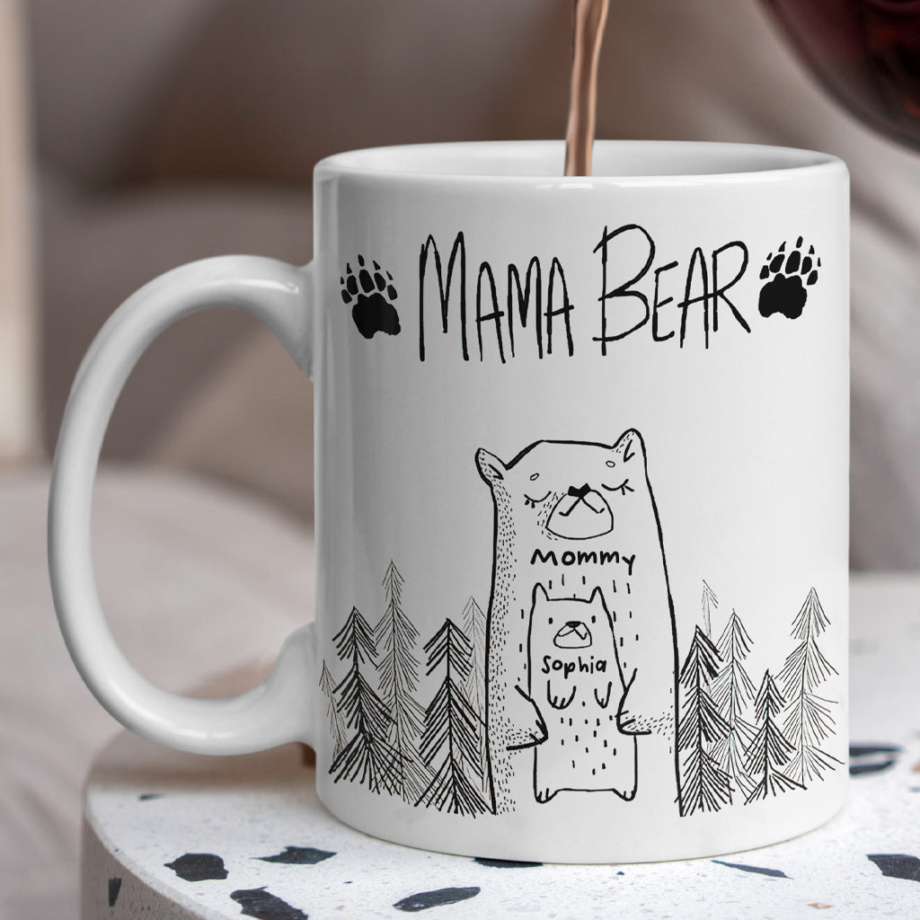 Mama Bear - Personalized Mother Mug