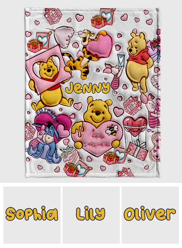 Be My Lover - Personalized Mouse Blanket