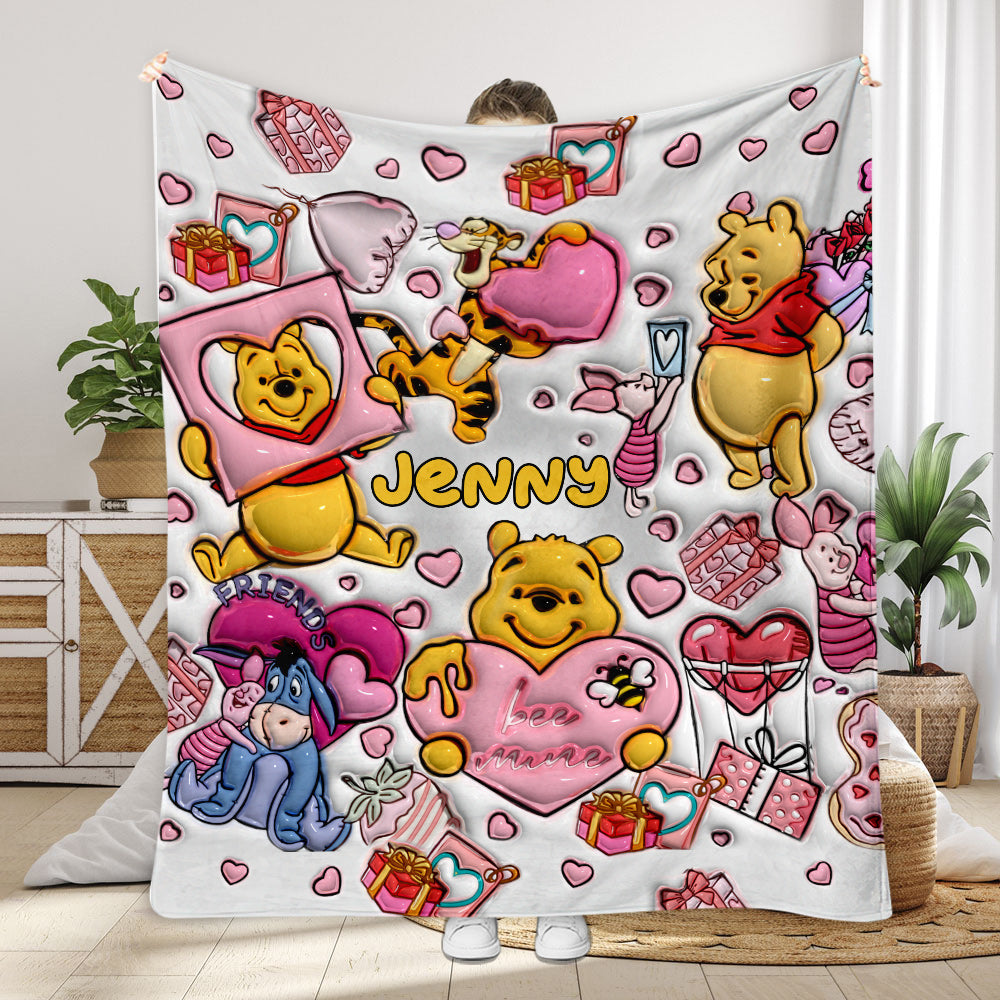 Be My Lover - Personalized Mouse Blanket