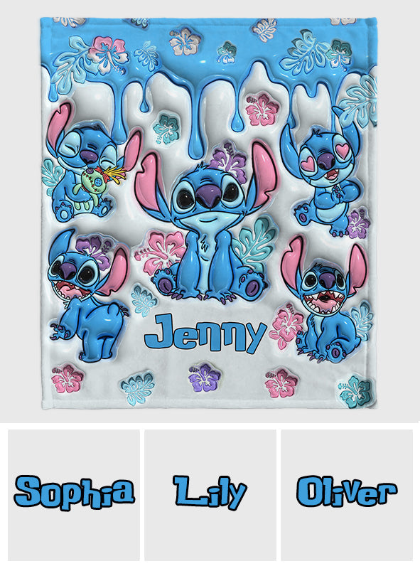 Ohana Means Family - Personalized Ohana Blanket