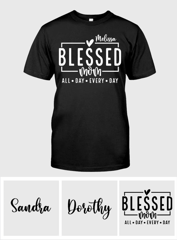 Blessed Mom - Personalized Mother T-shirt And Hoodie