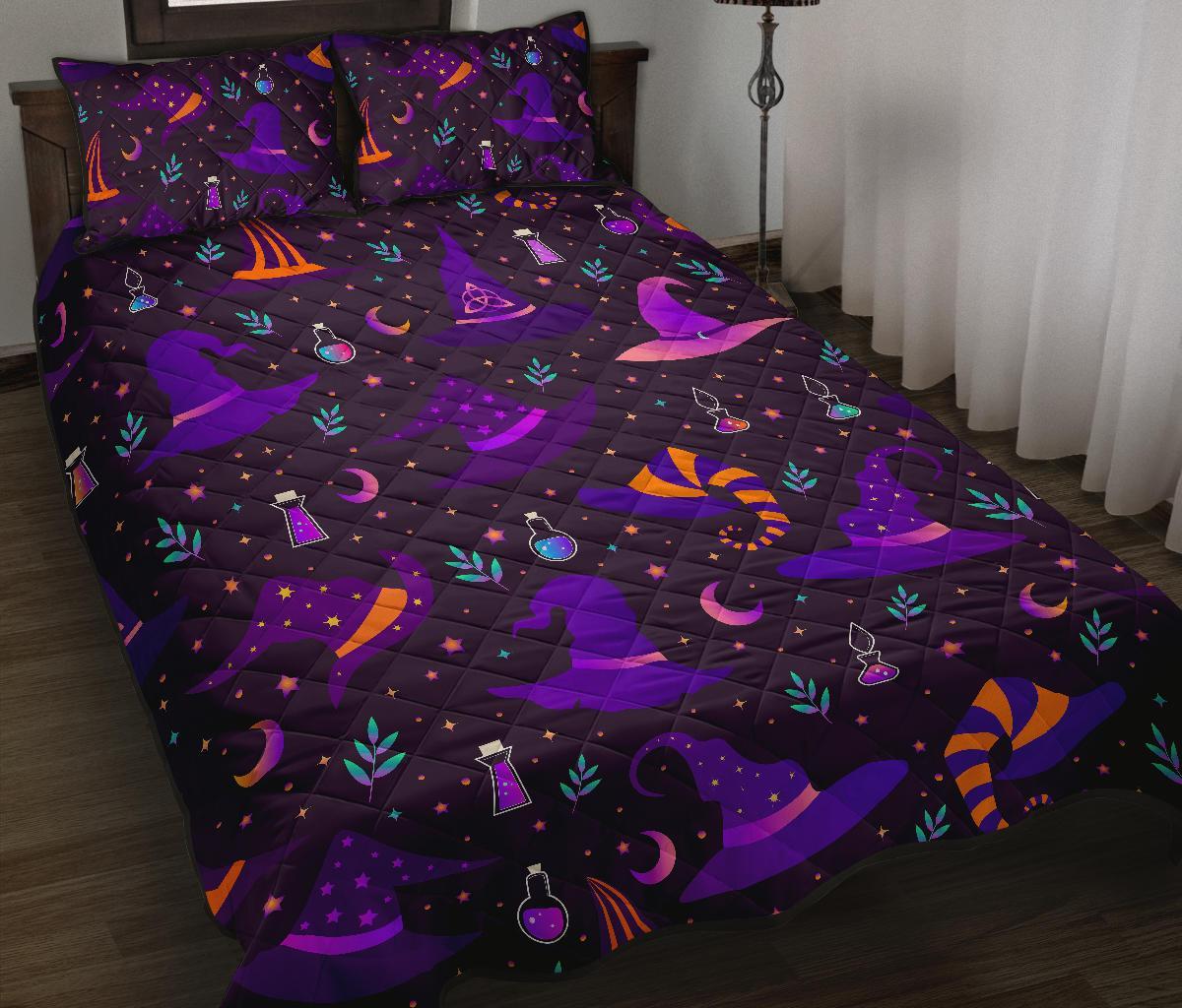 Witch Hat Moon - Witch Quilt Set 0822