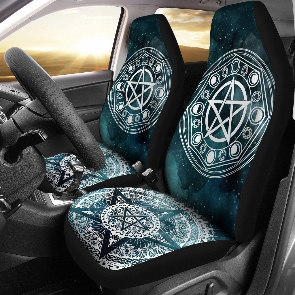 Wicca Moon Phases - Witch Seat Covers 0822