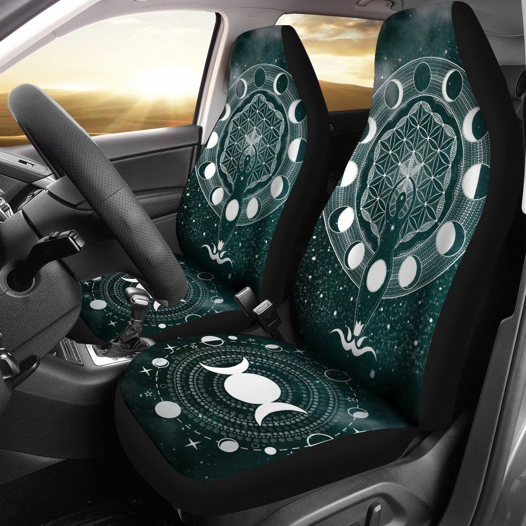 Triple Moon Wicca - Witch Seat Covers 0822