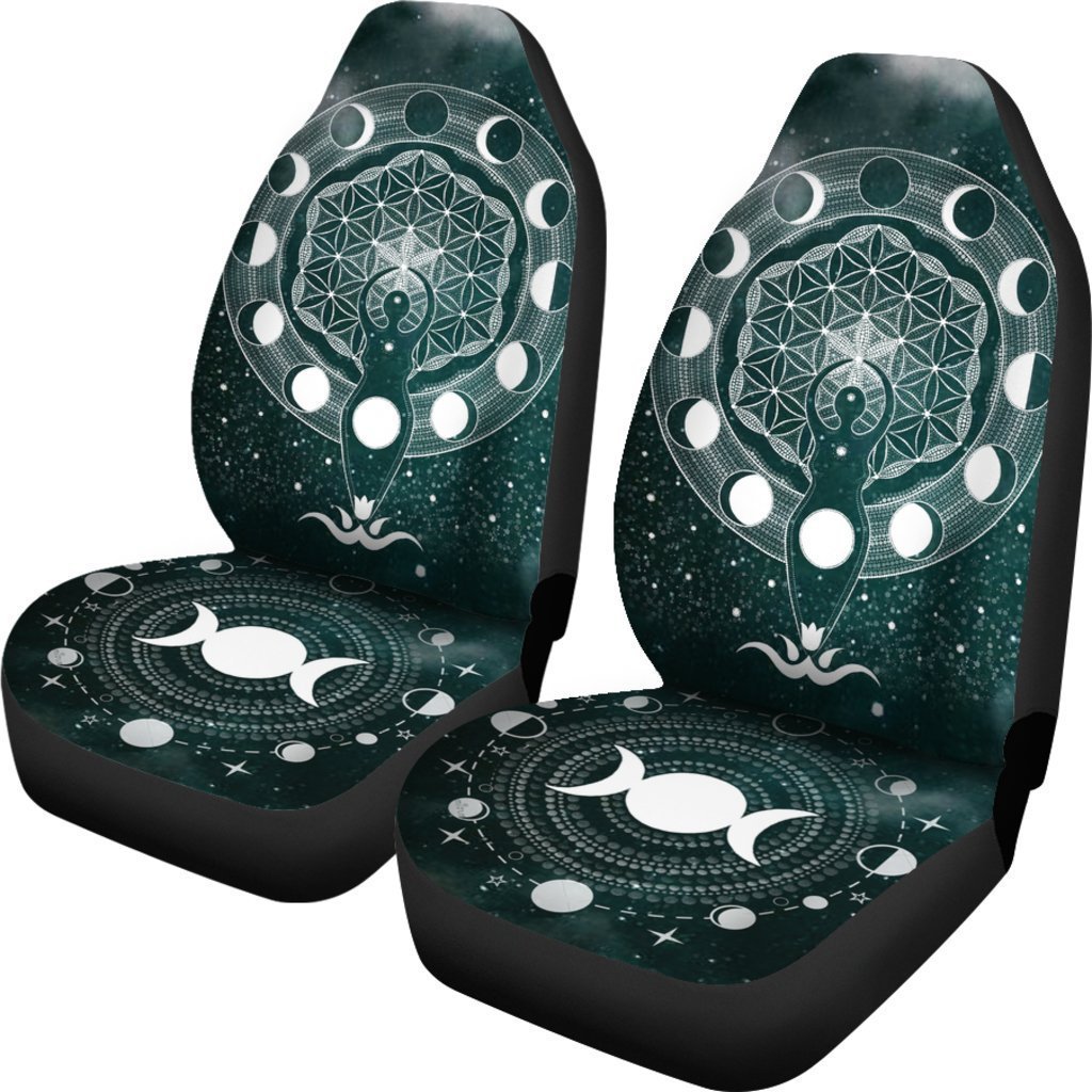 Triple Moon Wicca - Witch Seat Covers 0822