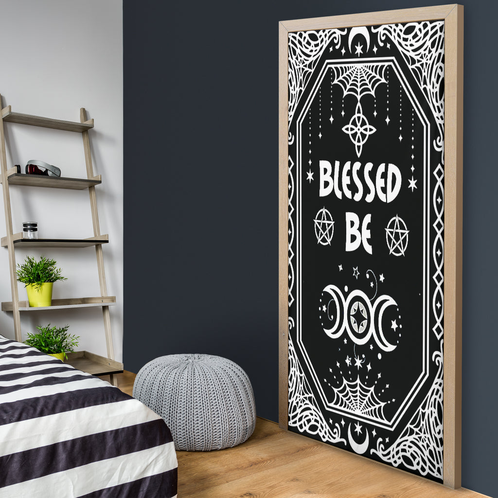 Blessed Be Witch - Witch Door sticker 0822