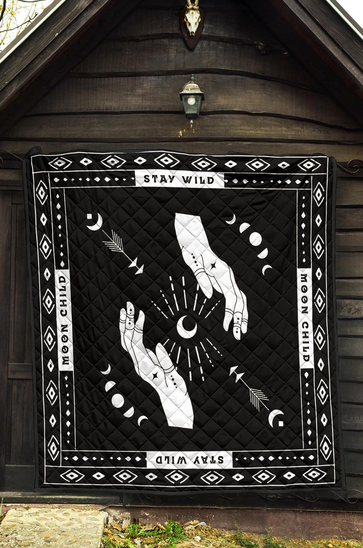 Stay Wild Moon Child - Witch Quilt 0822